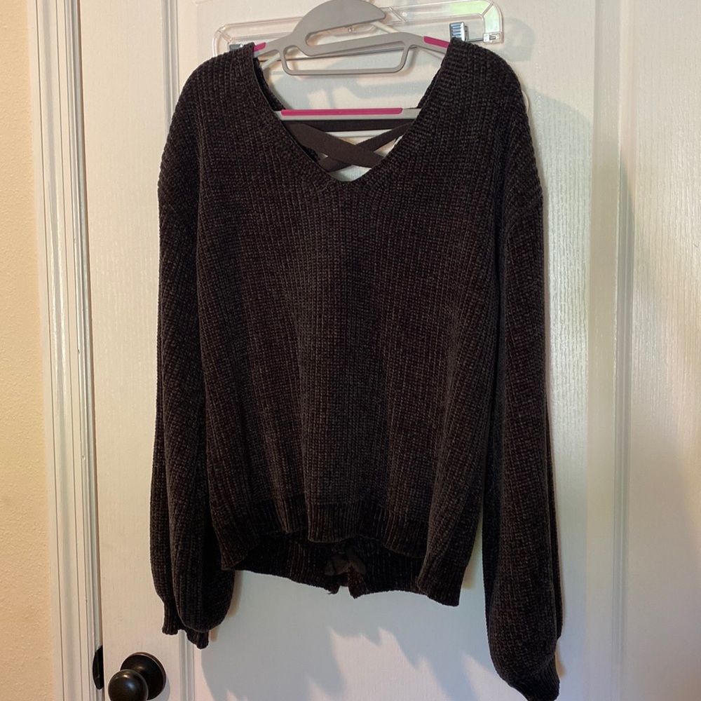 Dark gray sweater